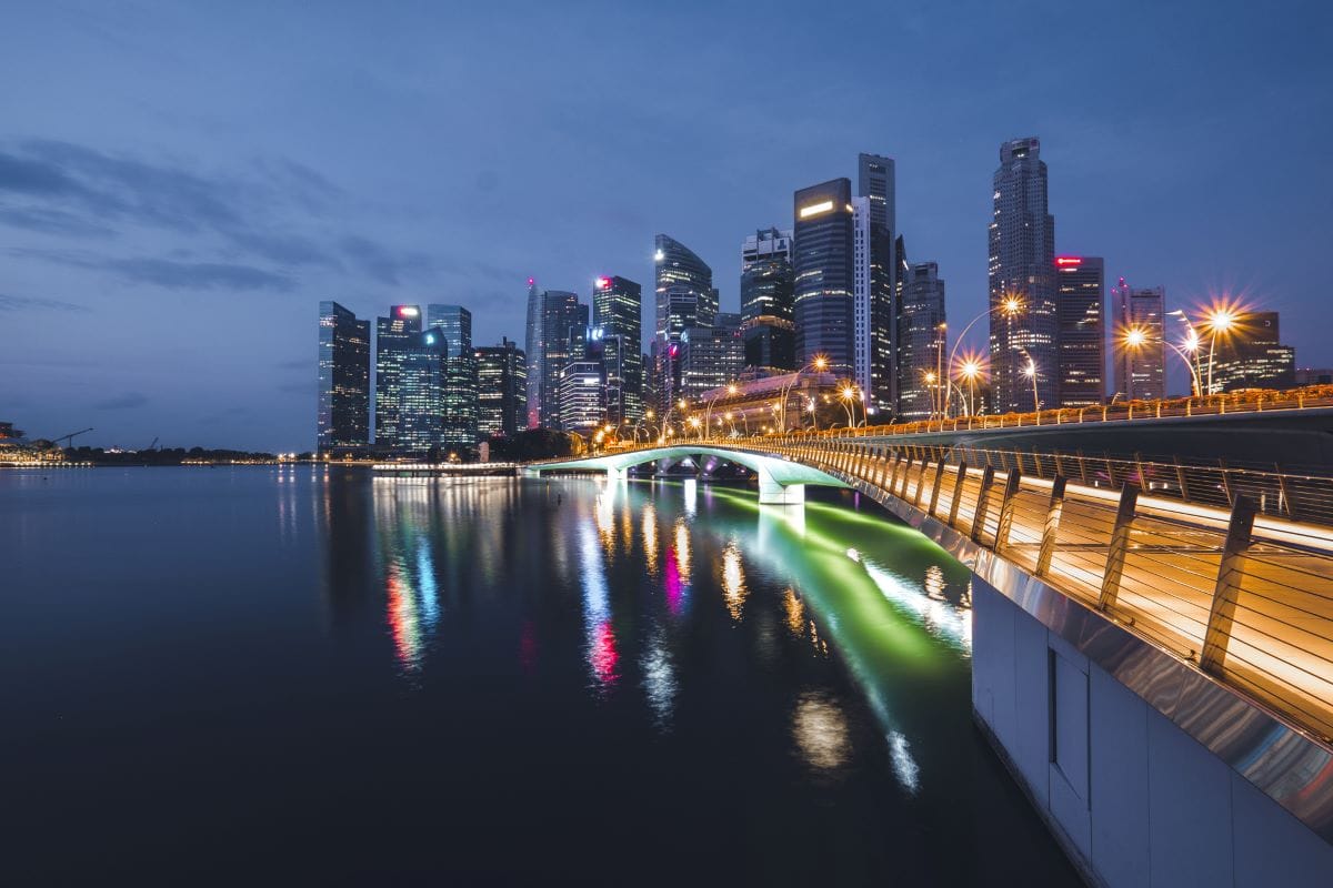 Банковская набережная Сингапура
