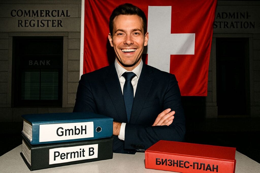 Бизнес-иммиграция в Швейцарию [2024/2025]: Пошаговый гайд от регистрации GmbH до получения ВНЖ (Permit B)